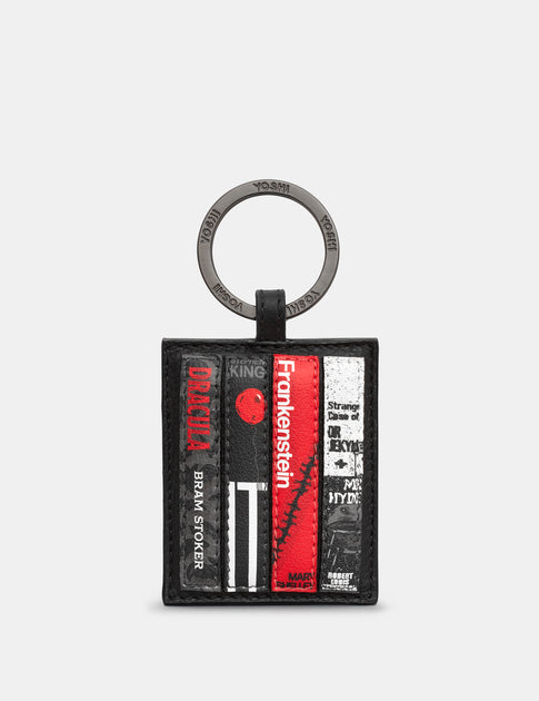 Black Full-Grain Leather Keychain | In stock! | Fawler