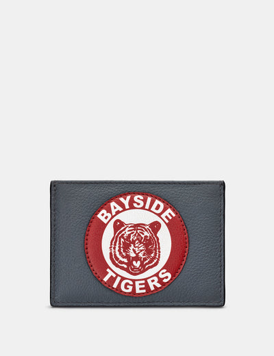 Bayside Tigers Grey Leather Card Holder - Yoshi
