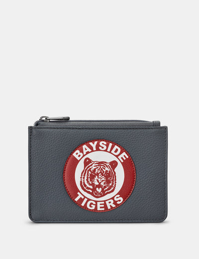 Bayside Tigers Grey Leather Franklin Purse - Yoshi