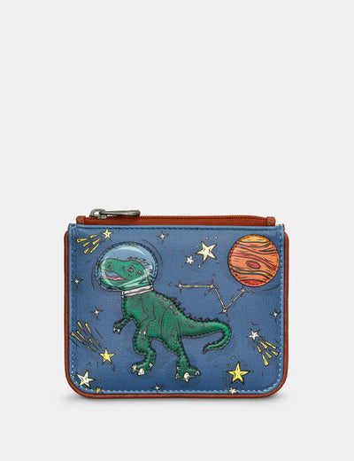 Lost in Space Zip Top Leather Purse - Yoshi