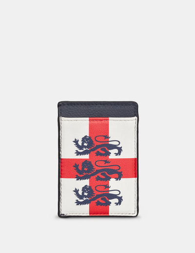 England Legends Three Lions Compact Leather Card Holder - Yoshi