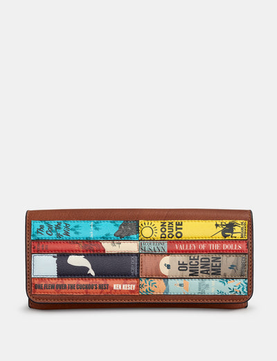 Bookworm Brown Leather Glasses Case - Yoshi