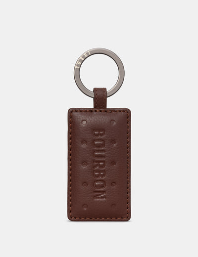 Bourbon Biscuit Leather Keyring - Yoshi