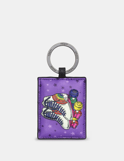 Let the Good Times Roll Leather Keyring - Yoshi