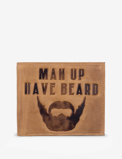 Have Beard Leather Wallet - Yoshi