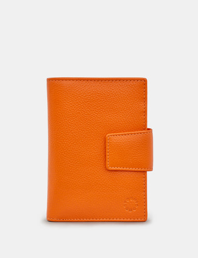 Orange Leather Anson Purse - Yoshi