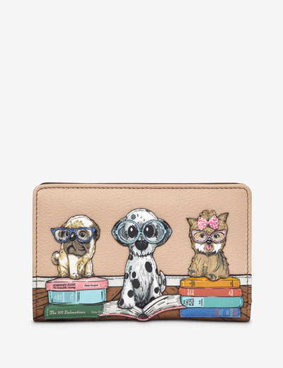 Bookhound Gang Brown Leather Oxford Purse - Yoshi