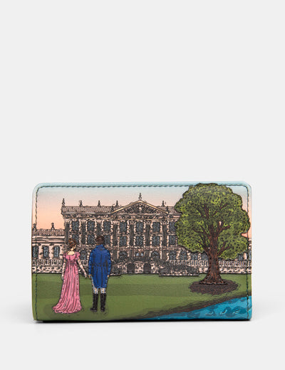 Jane Austen Pemberley 1813 Leather Oxford Purse - Yoshi