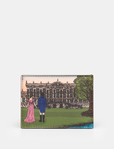 Jane Austen Pemberley 1813 Leather Card Holder - Yoshi