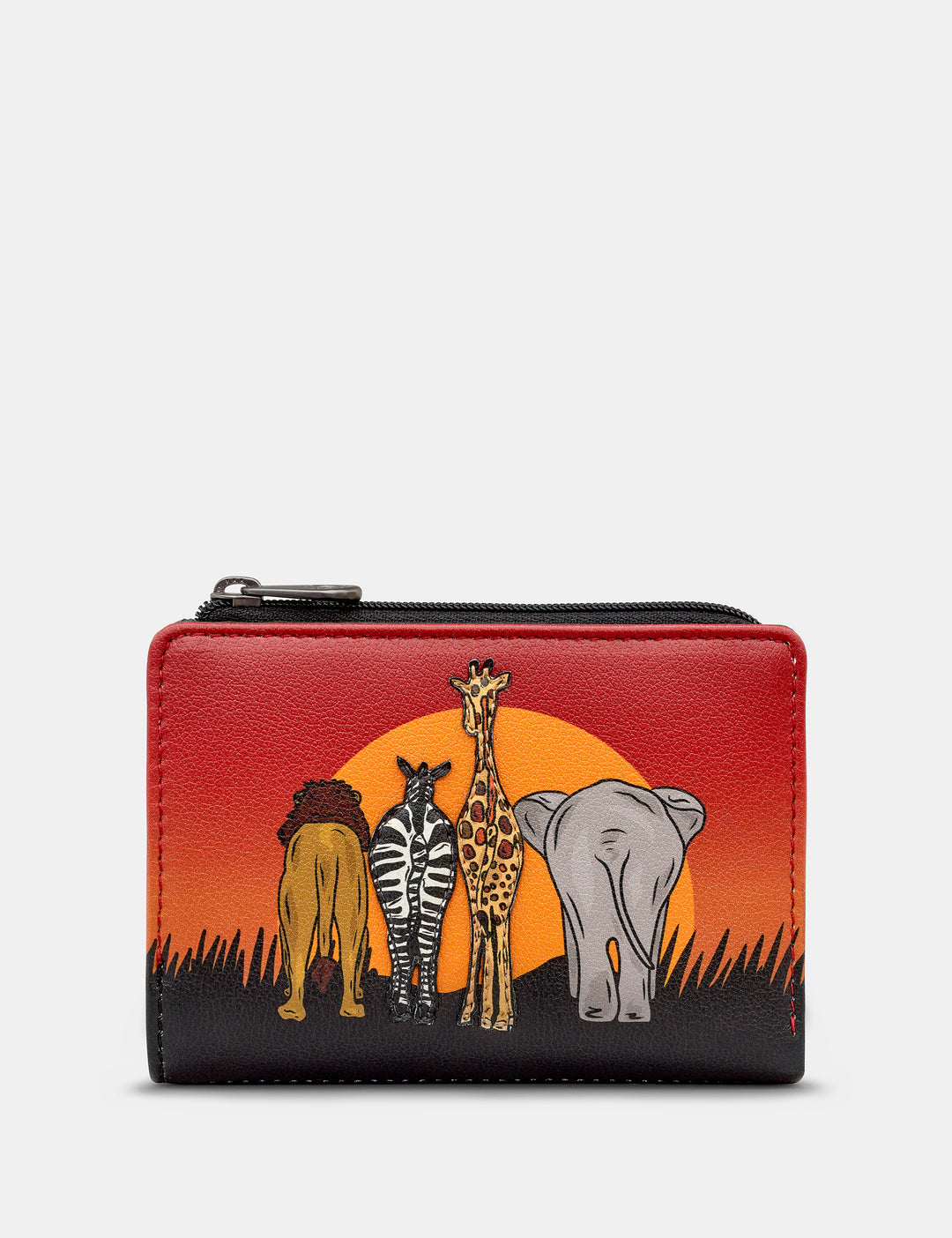 On Safari Leather Flap Over Purse By Yoshi