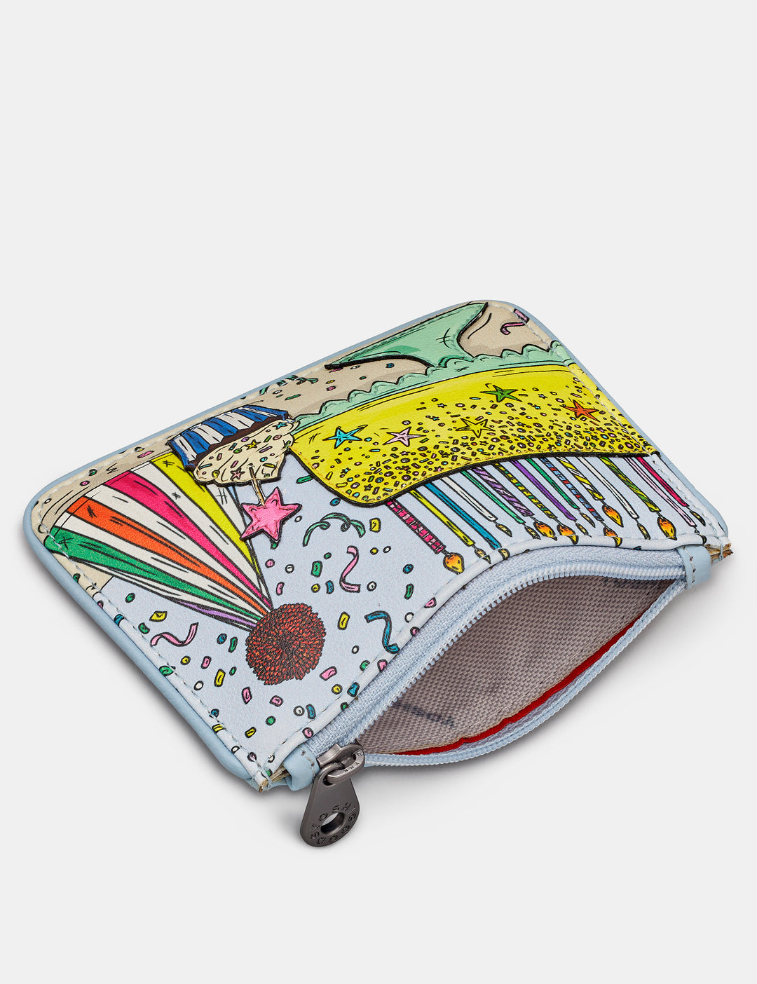 Birthday Wish Zip Top Leather Purse By Yoshi