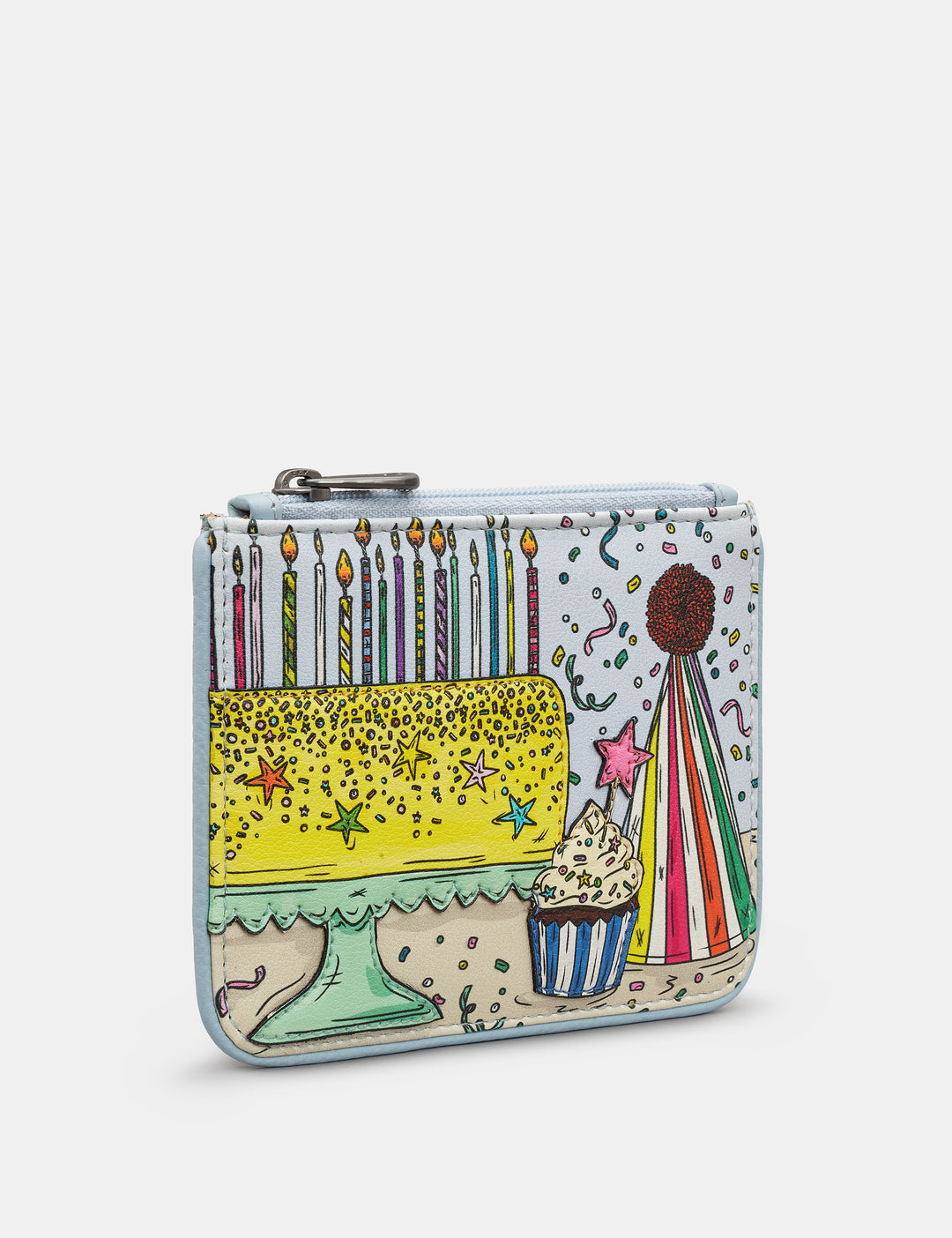 Birthday Wish Zip Top Leather Purse By Yoshi