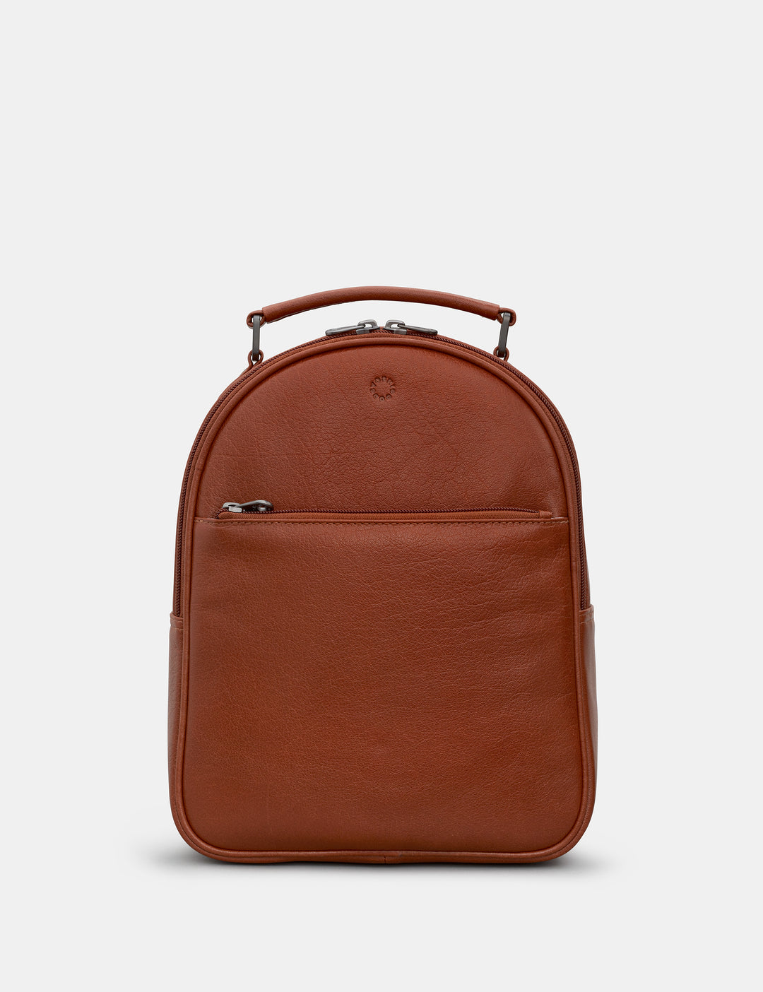 Sloane Brown Leather Backpack By Yoshi