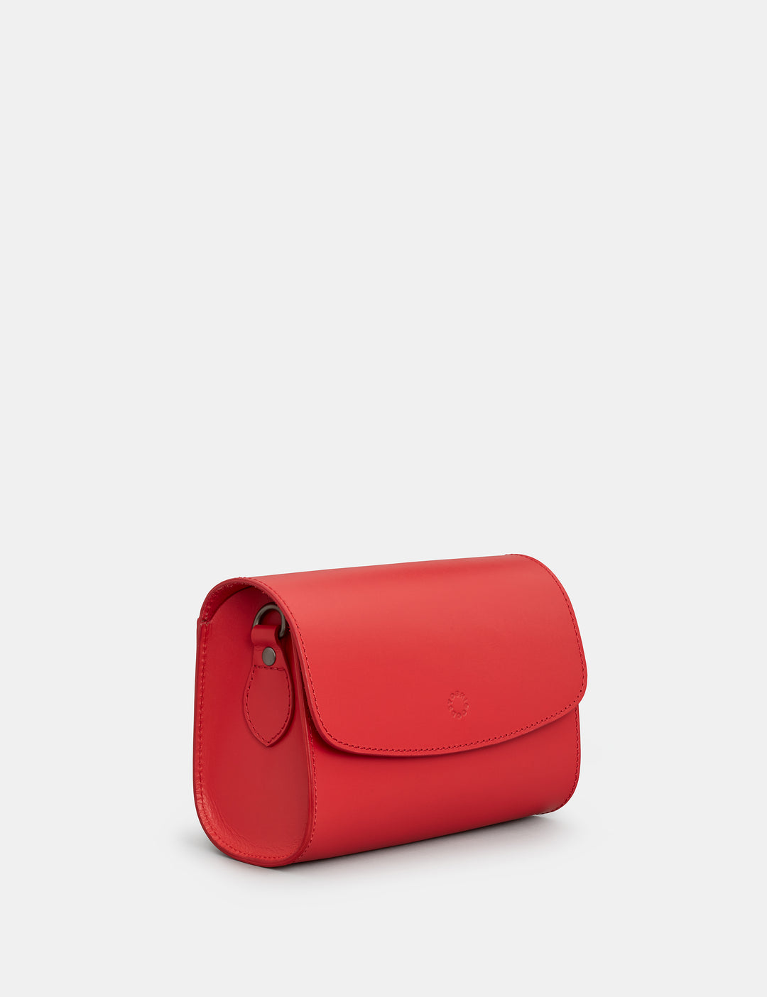 Newham Red Leather Cross Body Satchel Bag By Yoshi