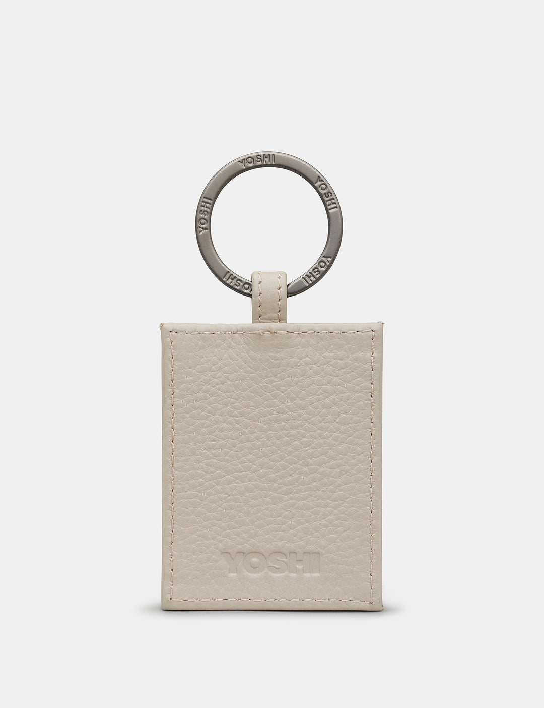Jane Austen Bookworm Warm Grey Leather Keyring By Yoshi