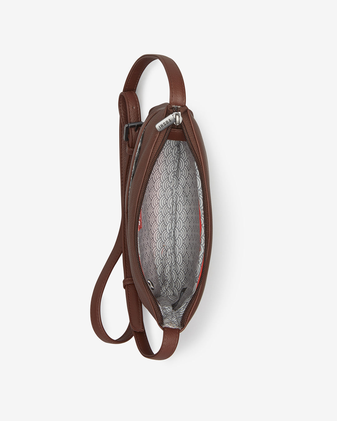 Bookworm Brown Leather Parker Cross Body Bag Handbag By Yoshi