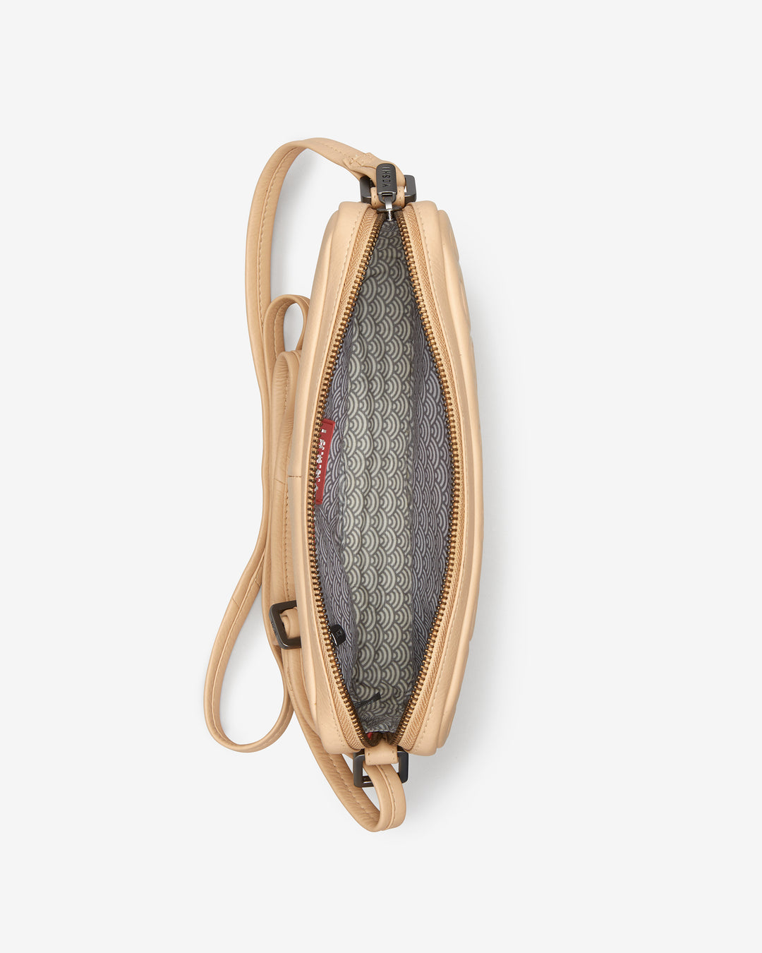 Custard Cream Leather Cross Body Bag | Handbag By Yoshi