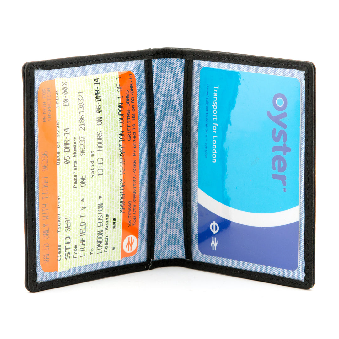 Black Leather Oyster Card