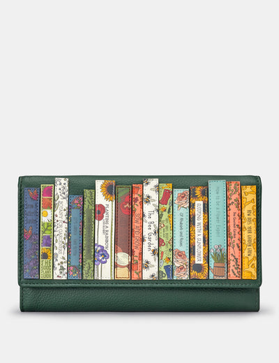 Green Fingers Bookworm Leather Hudson Purse - Yoshi