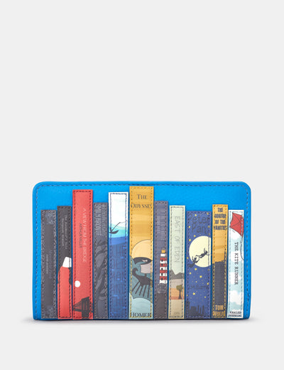 Bookworm Cobalt Blue Leather Oxford Purse - Yoshi