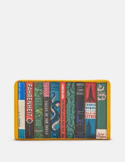 Bookworm Yellow Leather Oxford Purse - Yoshi