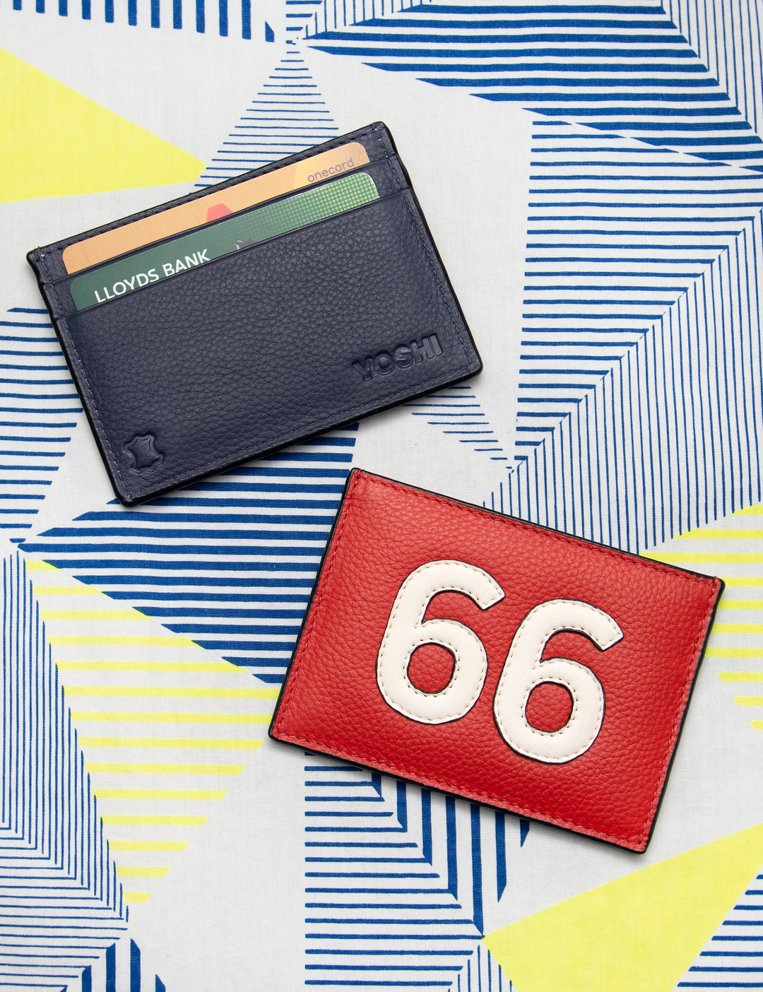 ★★yu430hi①★★ England Legends 66 Leather Card Holder RFID By Yoshi