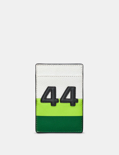 Car Livery #44 Leather Compact Card Holder - Yoshi