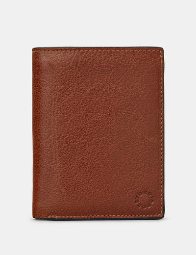 Extra Capacity Traditional Brown Leather Wallet - Yoshi