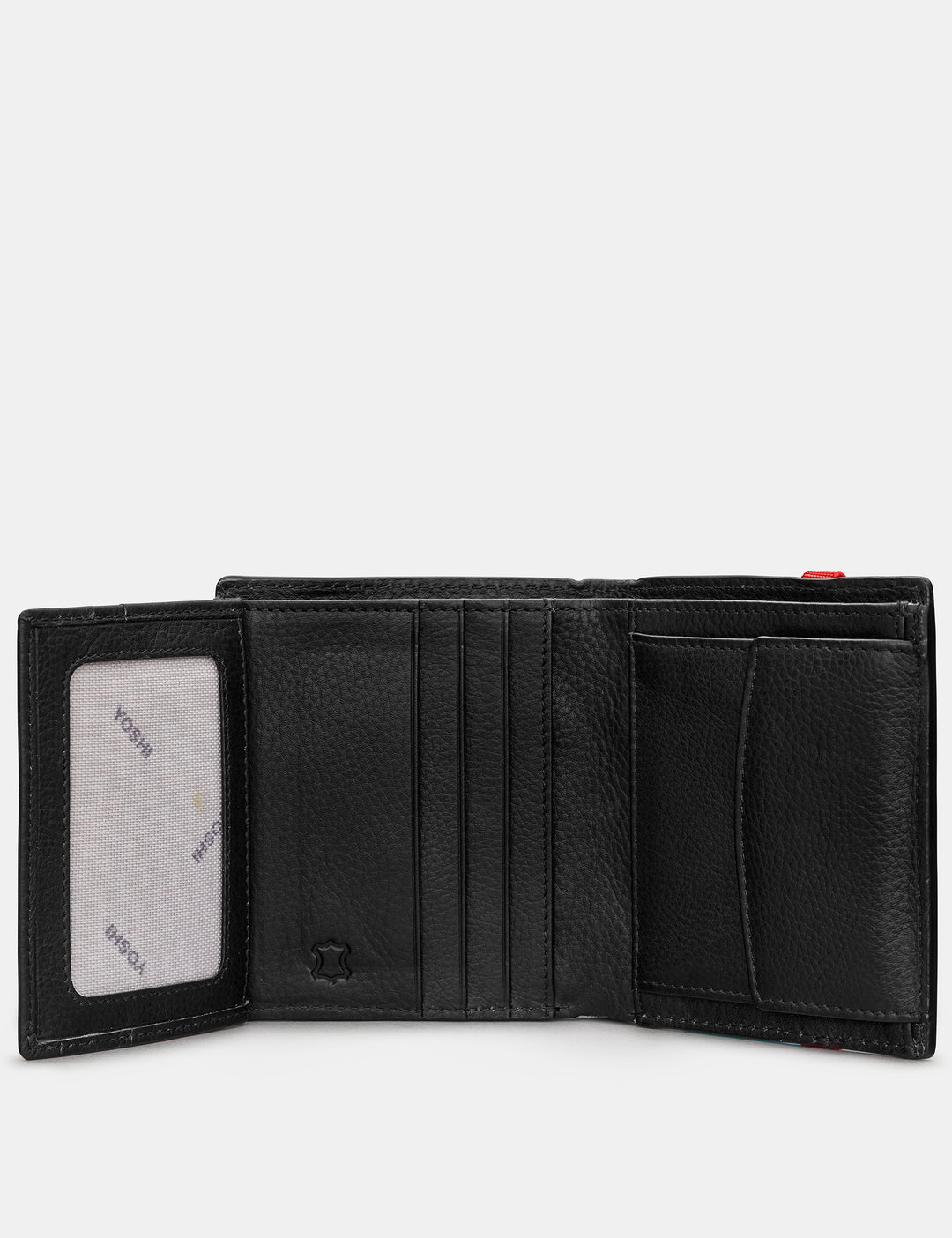 Wallet double compartment bag／black Double Compartment Black Purse/Pocket Book With Adjustable