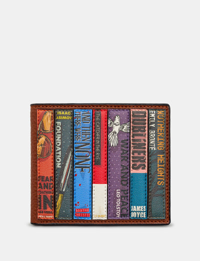 Bookworm Brown Vegan Leather Wallet - Yoshi