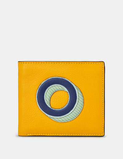 O Monogram Yellow Leather Wallet - Yoshi