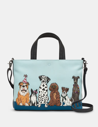 Party Dogs Leather Multiway Grab Bag - Yoshi