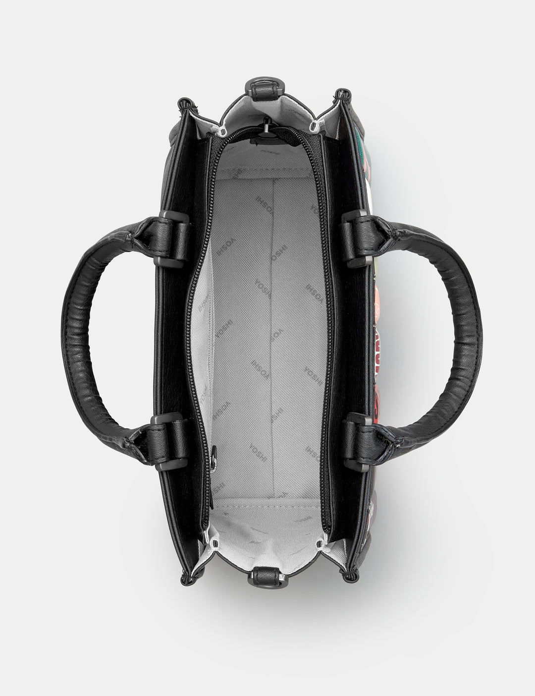 Bookworm Black Vegan Leather Multiway Grab Bag for Women by Yoshi