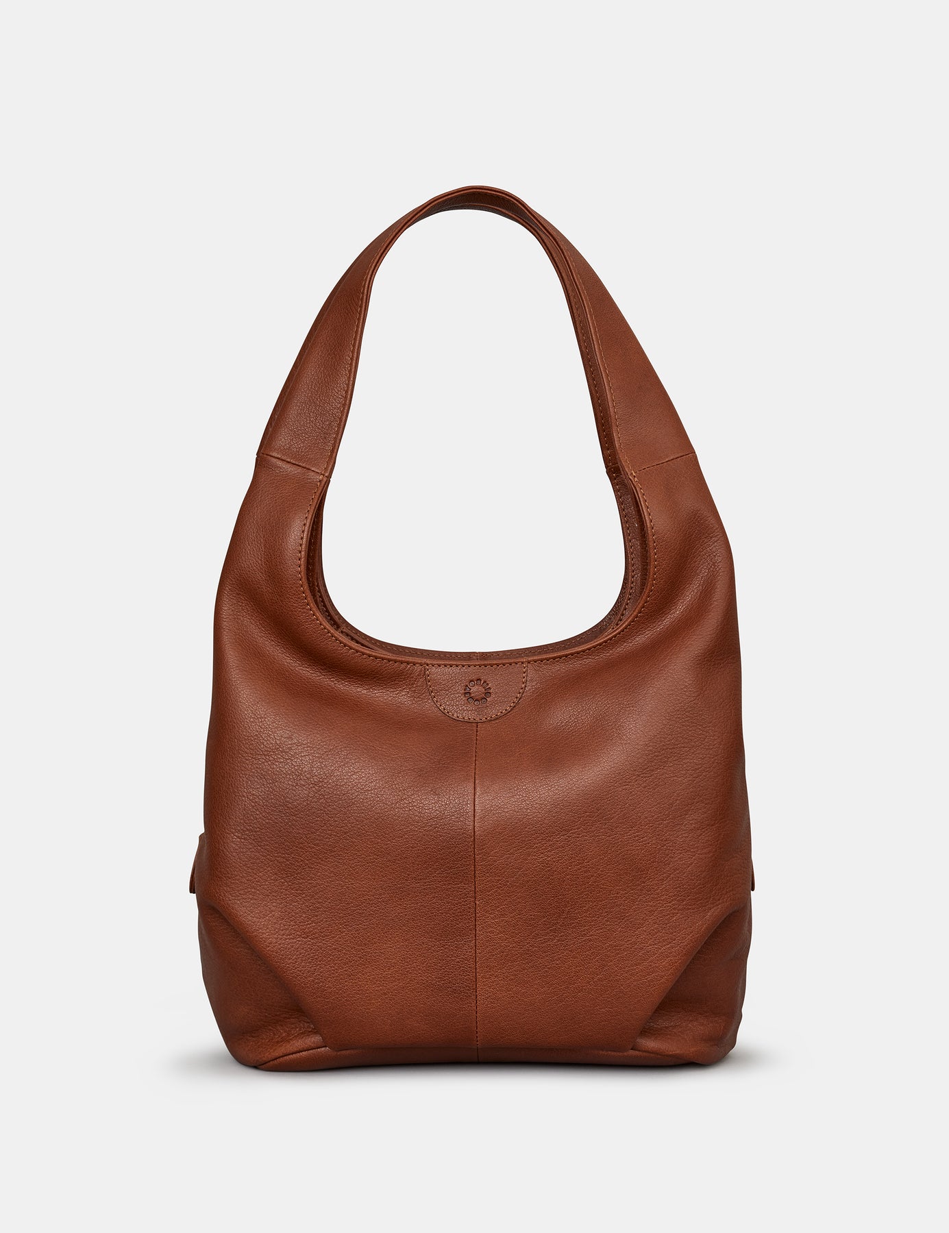 Meehan Brown Leather Slouch Shoulder Bag | Handbag by Yoshi
