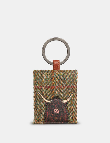 [HAZZYS] Brown Puppy Leather Keyholder / 韓国発 Louis Vuitton Cerise Epi Leather Clefs Rabat Key Pouch