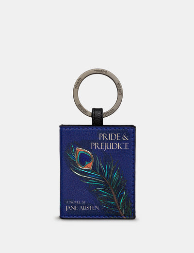 Yoshi Jane Austen Bookworm Portefeuille à rabat en cuir véritable pour femme, bleu marine, Taille unique Yoshi Jane Austen Bookworm Portefeuille à rabat en cuir véritable pour femme, bleu marine, Taille unique