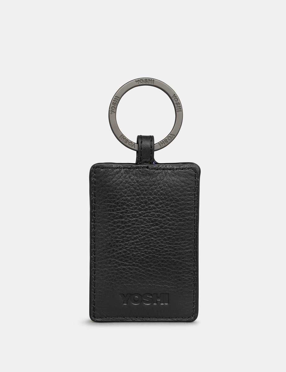 Back to the 80s Multicolour & Black Leather Keyring by Yoshi Goods