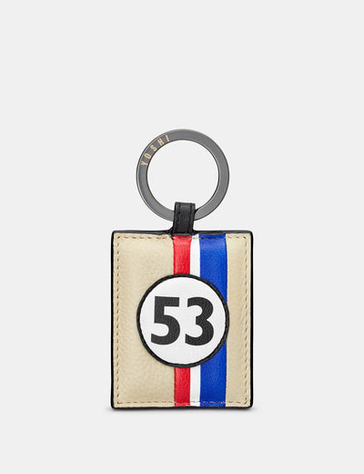 Car Livery #53 Leather Keyring - Yoshi