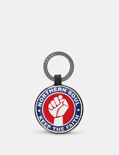 Northern Soul Leather Keyring - Yoshi